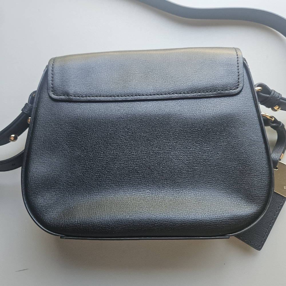 Marc Jacobs New York Mini Rider Leather Crossbody Bag In Black - Picture 4 of 7